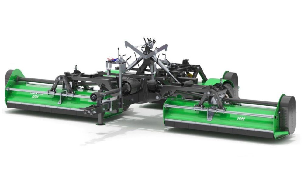 Трёхсекционная заднеприцепная косилка PERUZZO TRIFLEX