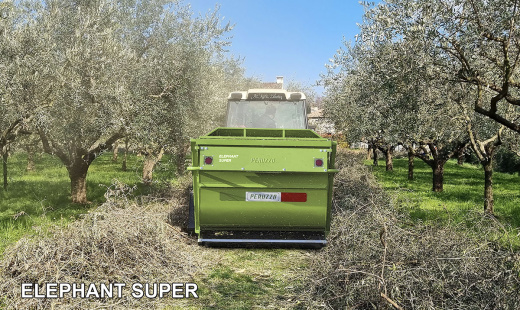 Молотковая косилка со сбором PERUZZO ELEPHANT SUPER