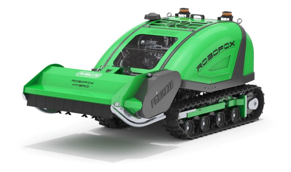 Самоходная гусеничная косилка с дистанционным управлением Peruzzo Robofox Hybrid